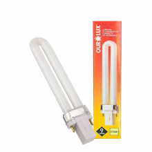 Lampada Fluor PL S 9w 827 2 Pinos OuroLux